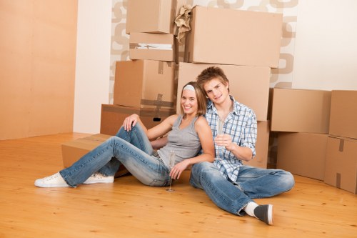 Careful loading of furniture for house removals in Highgate