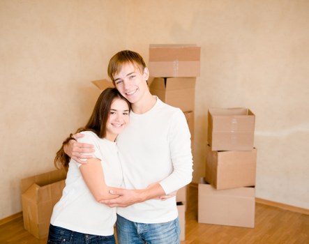 Boxes and moving supplies ready for a Highgate relocation