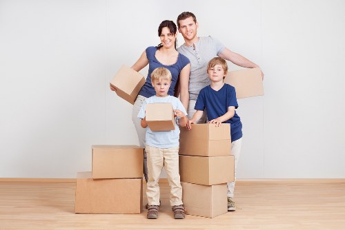 Removal van service supporting a flat move in Highgate North London