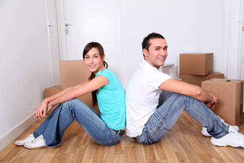 Highgate home move planning with boxes and furniture ready for transport