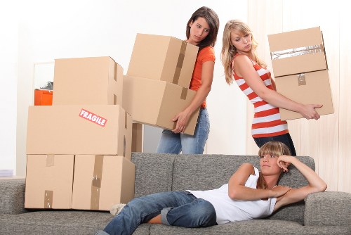 Removal of office furniture from a commercial property in Highgate